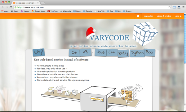 ابزار تبدیل کننده کد به زبان های مختلف-vary code
